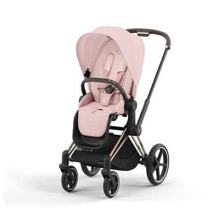 Poussette e-PRIAM Chrome Black Peach Pink 2023 CYBEX - 8
