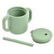 Tasse avec Paille Silicone Sage Green BEABA - 3