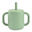 Tasse avec Paille Silicone Sage Green BEABA - 2