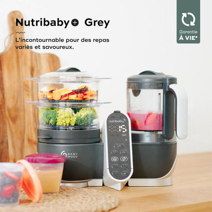 Nutribaby(+) Gris Robot Multifonctions bébé 6 en 1 BABYMOOV - 2