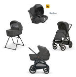 Poussette TRIO System Quattro Aptica XT Darwin Recline Magnet Grey