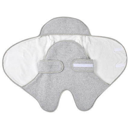 Babynomade® double polaire gris chiné / blanc BEABA - 3