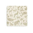 Drap-housse Jersey 60x120 cm Animals Olive Green JOLLEIN - 5