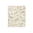 Drap-housse Jersey 70x140 cm Animals Olive Green JOLLEIN - 3