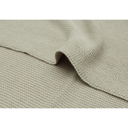 Couverture Berceau 75x100 cm Basic knit Olive Green JOLLEIN - 3