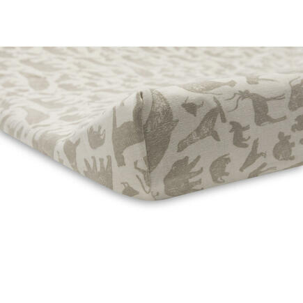 Housse Matelas à Langer Jersey 50x70cm Animals Nougat JOLLEIN - 4