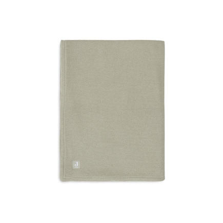 Couverture 100x150 cm Basic Knit Olive Green JOLLEIN