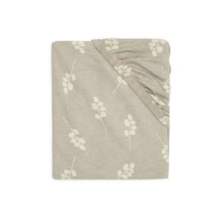 Drap-Housse Jersey 40/50x80/90 cm Twig Olive Green JOLLEIN - 3