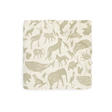 Drap-Housse Jersey 40/50x80/90 cm Animals Olive Green JOLLEIN - 4