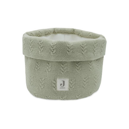 Panier de rangement Grain knit Olive Green JOLLEIN