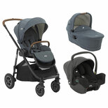 Poussette TRIO Versatrax Lagoon + I-Snug 2 Shale + Nacelle Ramble XL Lagoon