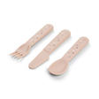 Foodie Couverts Set de 3 Happy Dots Rose DONE BY DEER - 3