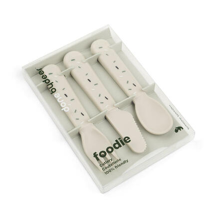 Foodie Couverts Set de 3 Confetti Sable DONE BY DEER - 2