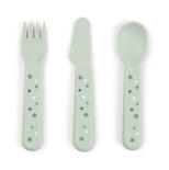 Foodie Couverts Set de 3 Happy Dots Vert