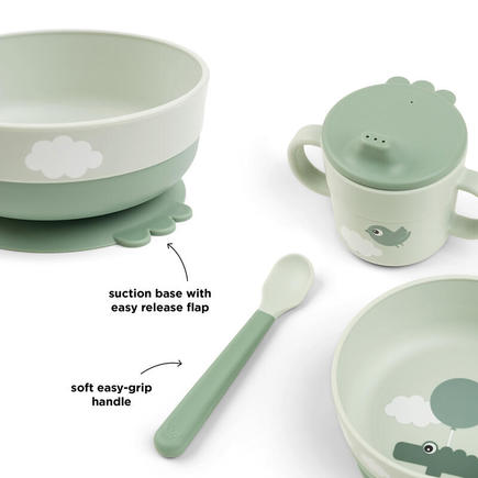 Foodie Coffret Premier Repas Happy Clouds Vert DONE BY DEER - 3