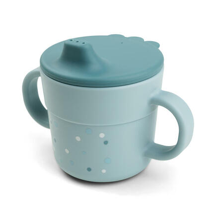 Foodie Tasse d'Apprentissage Happy Dots Bleu DONE BY DEER