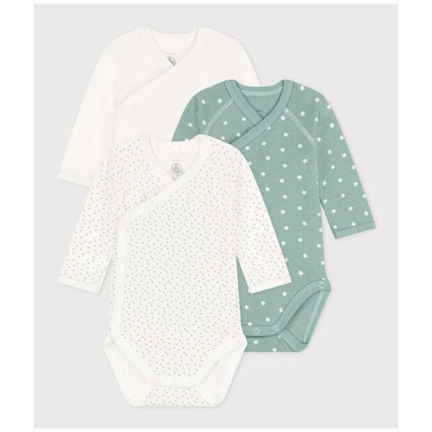 3 bodies naissance manche longue naissance PETIT BATEAU