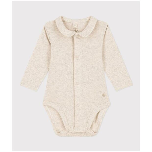 Body manche longue a col 6 mois PETIT BATEAU