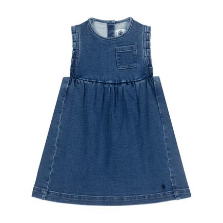 Robe sans manches 6 mois Bleu délavé PETIT BATEAU