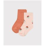 2 paires chaussettes pointure 15/18 (naissance/3mois)