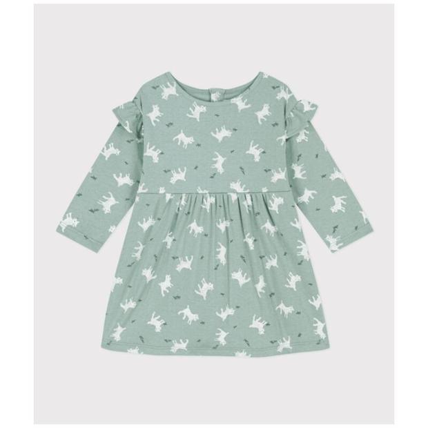 Robe manches longues 6 mois Paul / Multico PETIT BATEAU