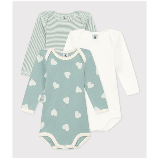 3 bodies us manche longue 12 mois PETIT BATEAU