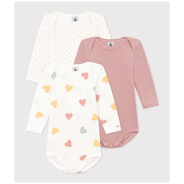 3 bodies us manche longue 12 mois PETIT BATEAU