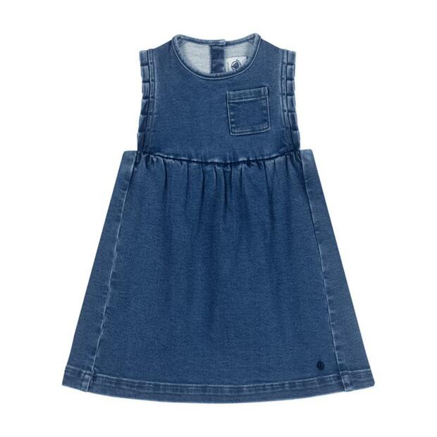 Robe sans manches 36 mois Bleu délavé PETIT BATEAU