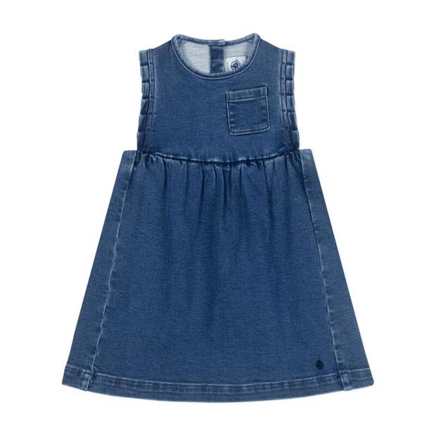 Robe sans manches 24 mois Bleu délavé PETIT BATEAU