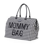 Sac à Langer Mommy Bag Pied de poule Noir