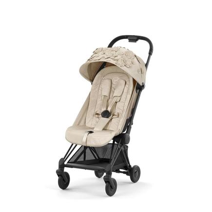 Poussette Coya Simply Flowers Matt Black Beige CYBEX