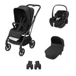 Poussette TRIO Leona 2 Pebble 360 PRO Oria Black