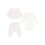 Ensemble 3 pieces 6 mois marshmallow/terkuit