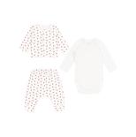 Ensemble 3 pieces 1 mois marshmallow/terkuit