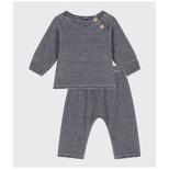 Ensemble 2 pieces 3 mois smoking/marshmallow