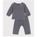 Ensemble 2 pieces 1 mois smoking/marshmallow
