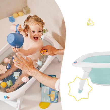 BAIGNOIRE PLIABLE BAIN BÉBÉ – La Maison Des Mamans