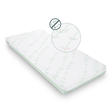 Matelas Cosy'Lite antibactérien 70x140 cm Blanc BABYMOOV