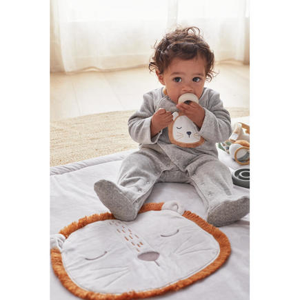 Babou & Kendi Pyjama babou velours gris 6 mois NOUKIE 'S - 3