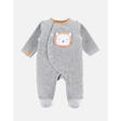 Babou & Kendi Pyjama Babou velours gris 3 mois NOUKIE 'S