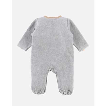 Pyjama à pieds unisexe pour bébé (6-9M), 100% coton, 3 pièces