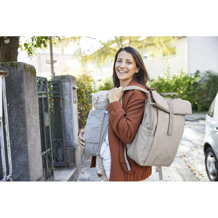 Sac à dos RollTop Up Taupe LASSIG - 10