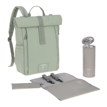 Sac à dos RollTop Up Vert Argenté LASSIG - 6