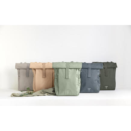 Sac à dos RollTop Up Vert Argenté LASSIG - 3