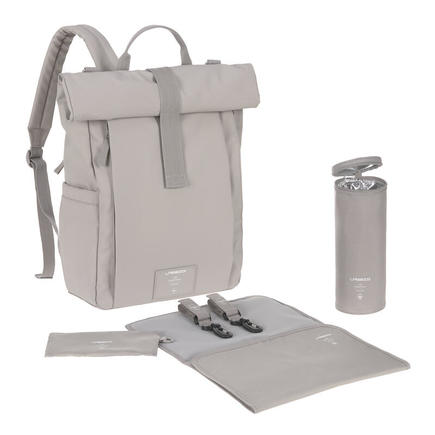 Sac à dos RollTop Up Taupe LASSIG - 4