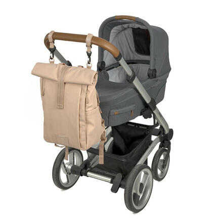 Sac à dos RollTop Up Rose Pêche LASSIG - 9