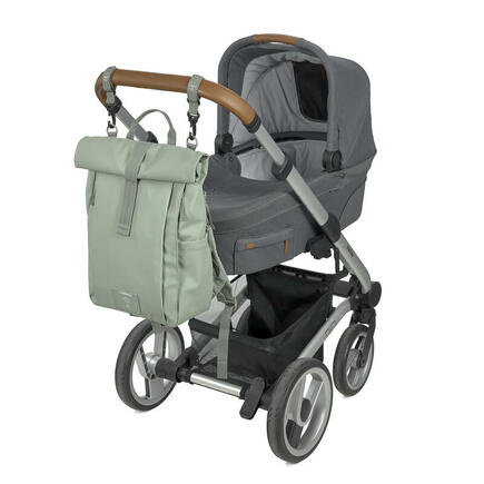 Sac à dos RollTop Up Vert Argenté LASSIG - 8