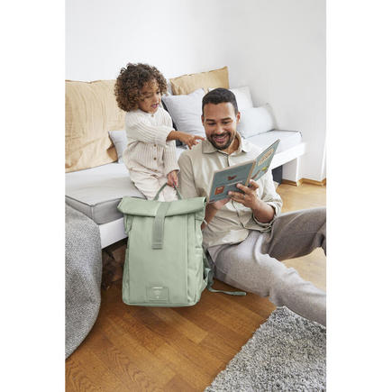 Sac à dos RollTop Up Vert Argenté LASSIG - 11