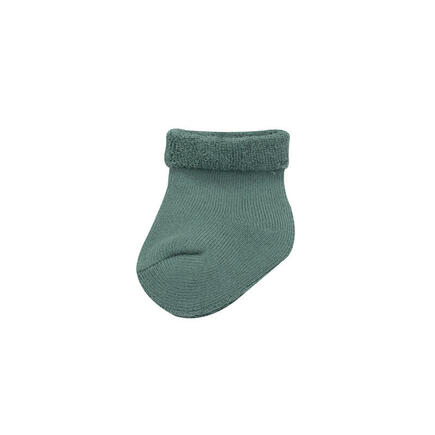 Lot de 3 paires de chaussettes 0-6 mois Sapin-Ecru-Sauge TROIS KILOS SEPT - 3