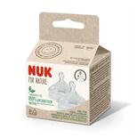 2 tétines NUK for Nature S silicone